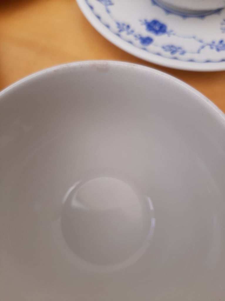 Set of 6 Mason's 'Blue Denmark' tea cups & saucers