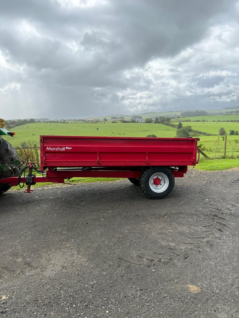 Marshall S4 tipping trailer 