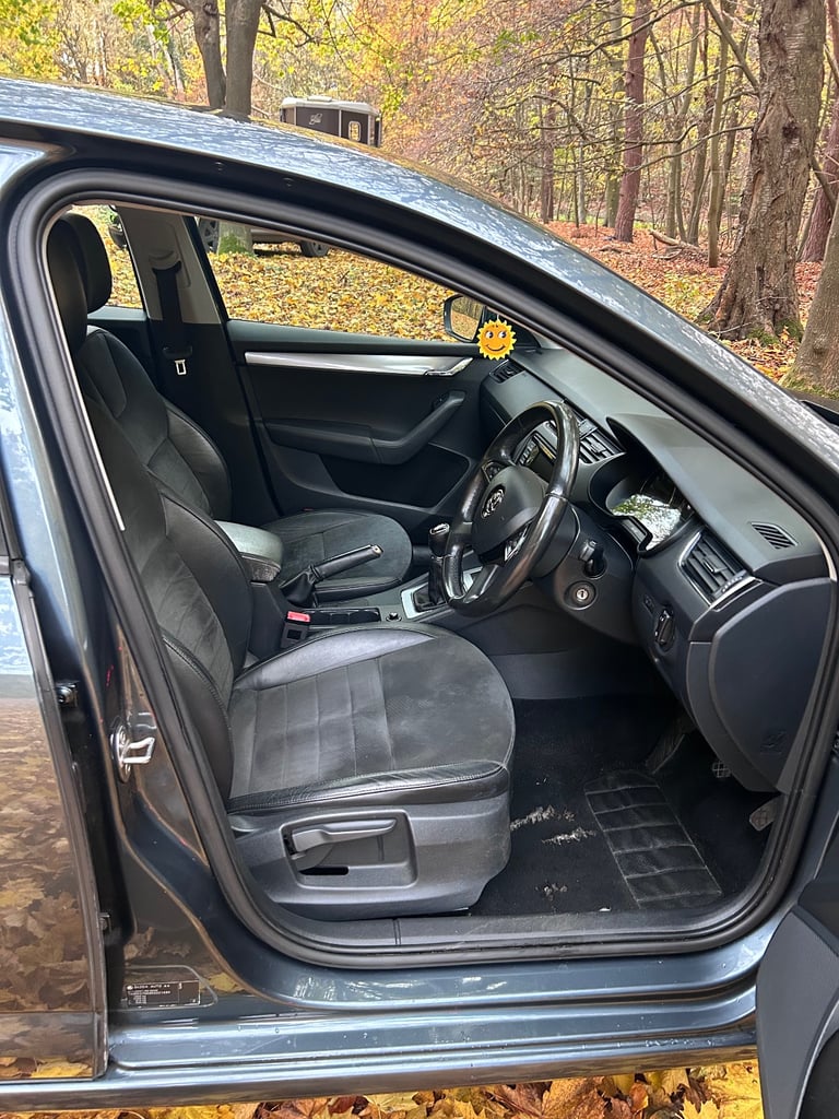 SKODA OCTAVIA ELEGANCE TDI CR 2014 FOR SPARES AND REPAIRS, COOLANT ISSUE