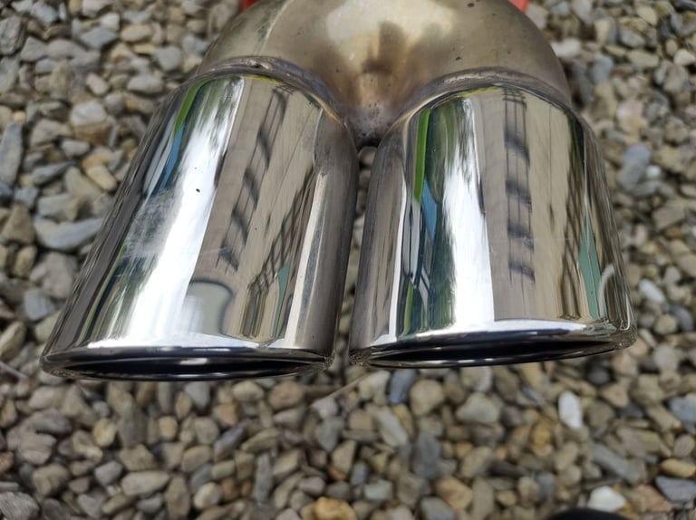 Ford fiesta mk7 exhaust back box twin pipe