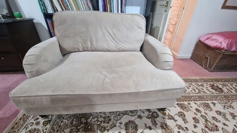 Luxury Loveseat Velvet Small Sofa