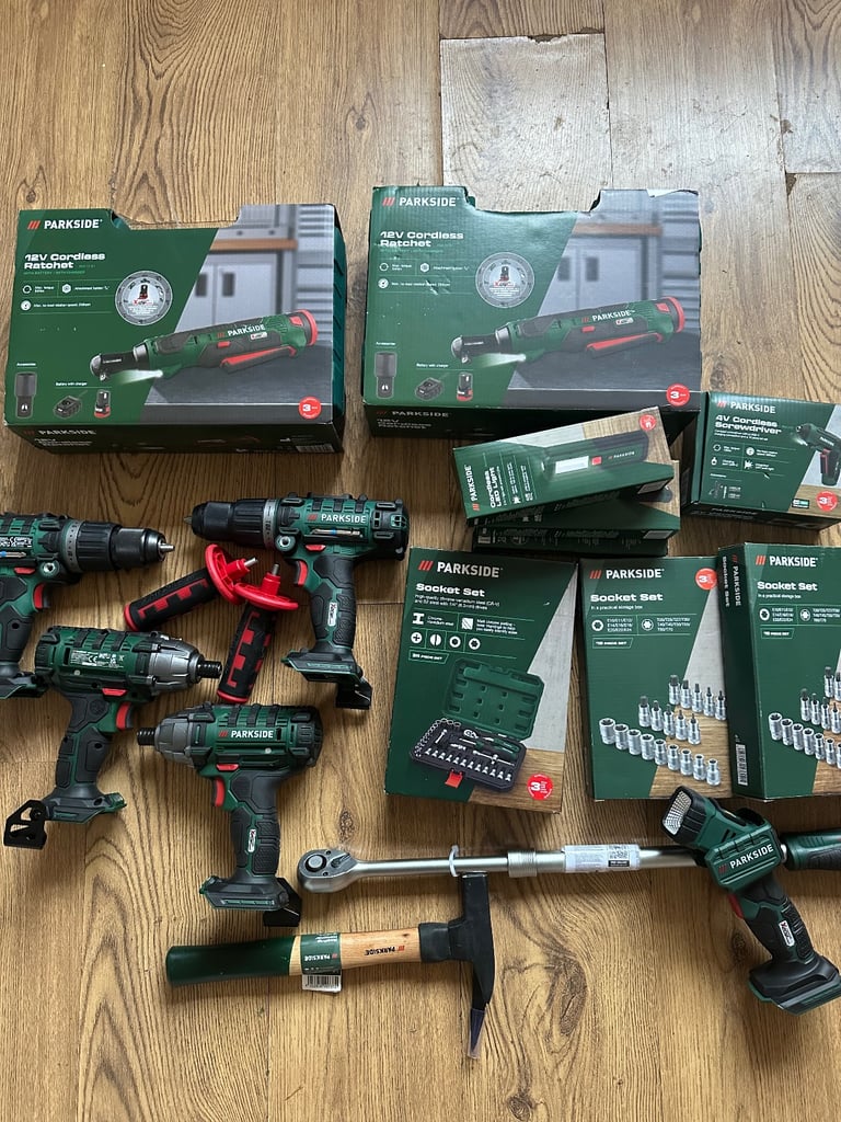 image for Impact drills tools set bundle job lots