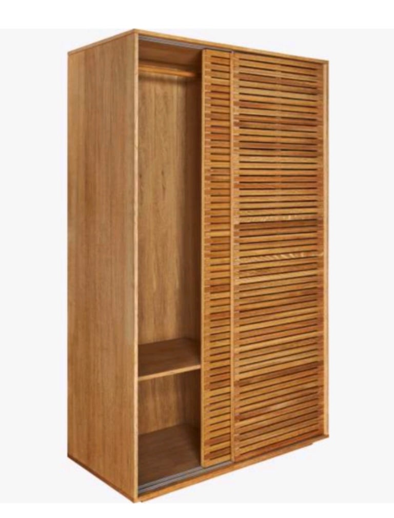 Natural oak wardrobe 