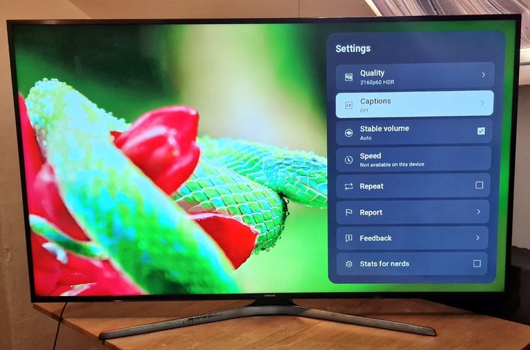 Samsung SMART tv 65 inch 4k UHD Fully Working order 