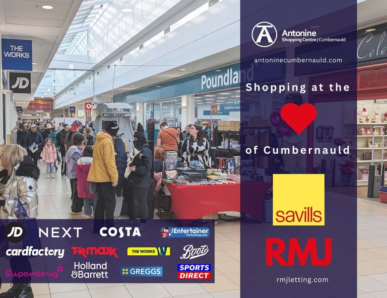 Retail Unit To Let - Antonine Shopping Centre, Cumbernauld