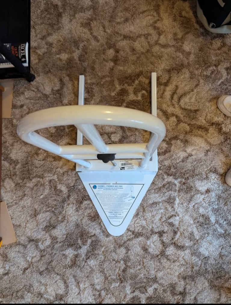image for Heavy duty metal bed guard assist
