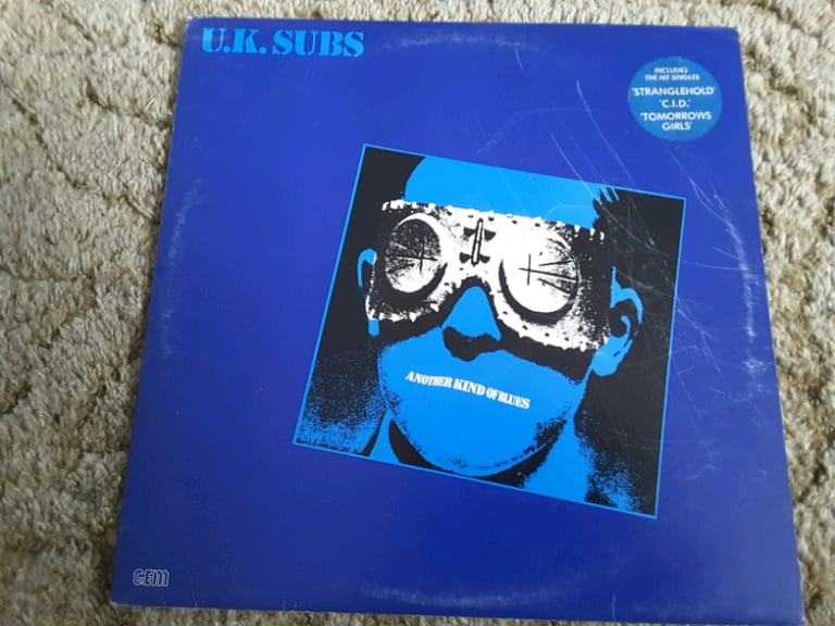 U.K.SUBS - ANOTHER KIND OF BLUES LP GREEN LABELS PUNK