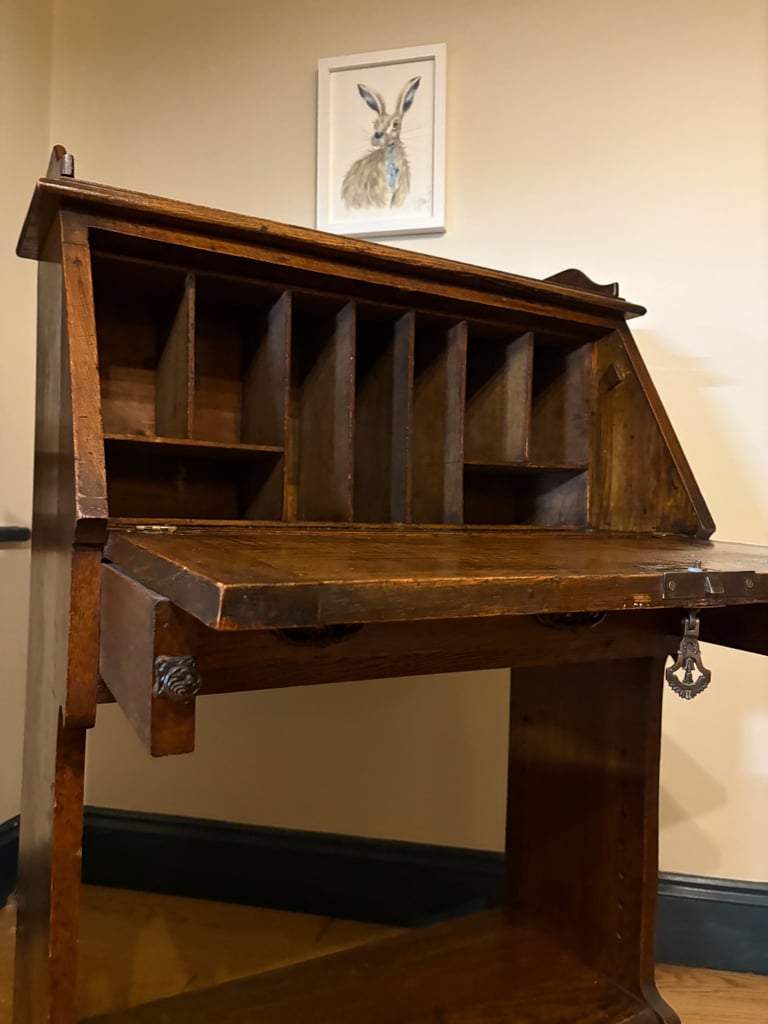 Antique wooden bureau/desk