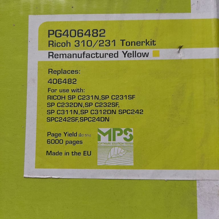 Ricoh laser toners x4