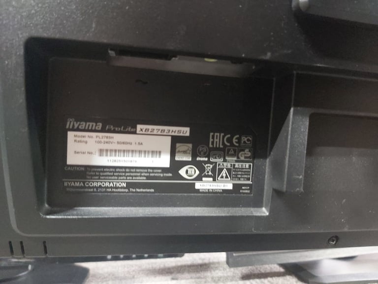 27 inch HDMI IPS monitors in excellent condition with all leads (50 available)