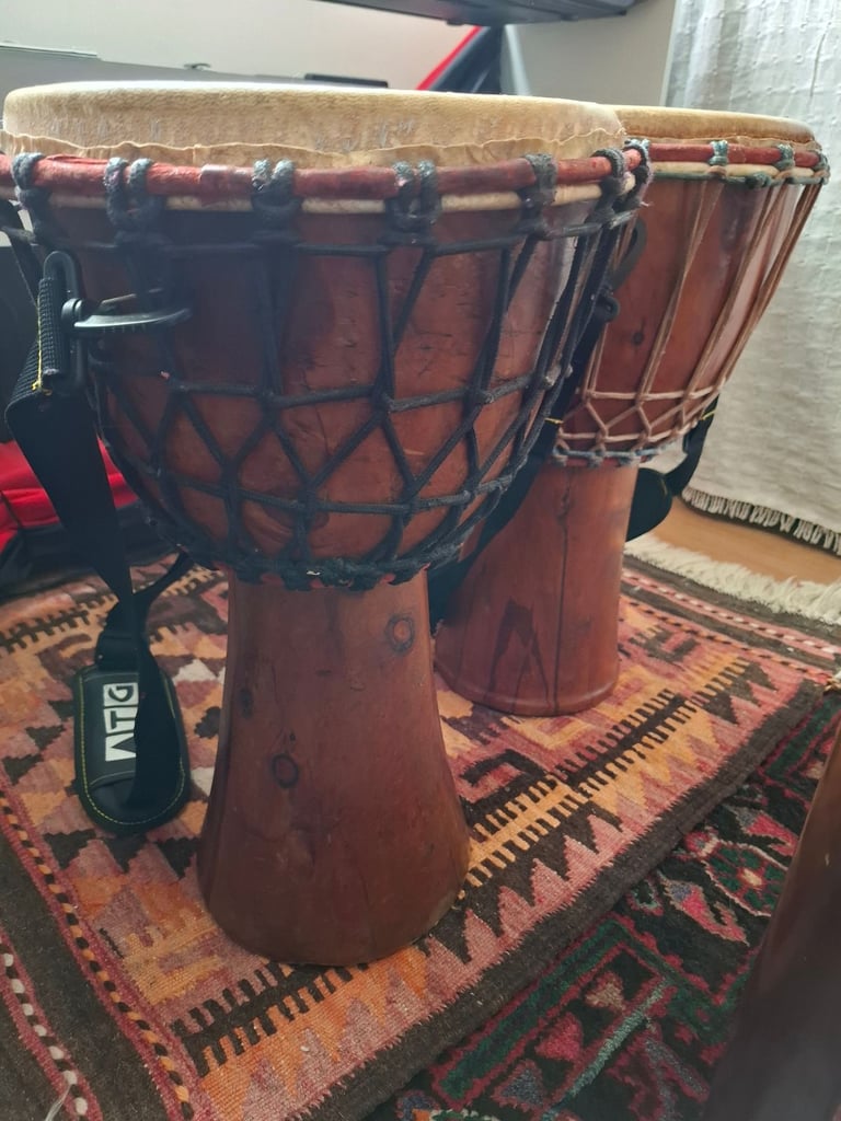 Authentic djembes x 3 from South Africa
