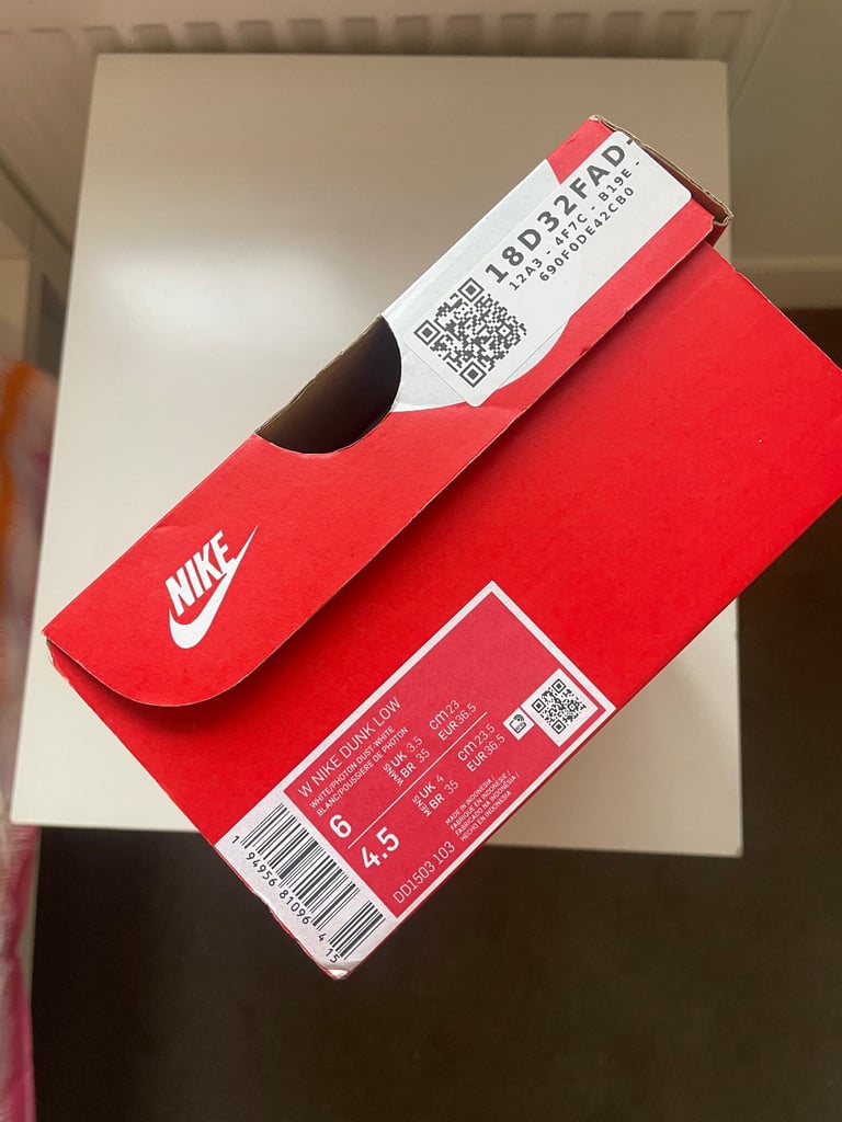 image for Grey and white Nike dunks 