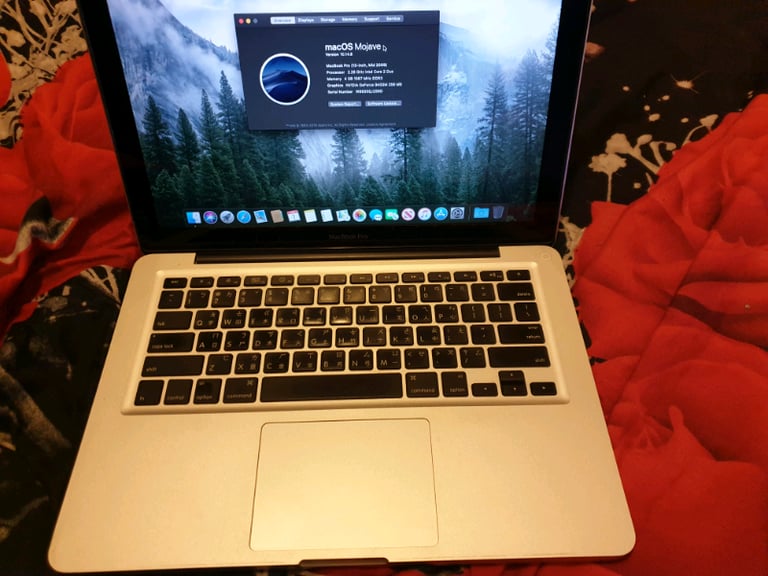 APPLE MACBOOK PRO A1278 13" LAPTOP WITH CHARGER C2D CPU, 4GB DDR3 SSD 