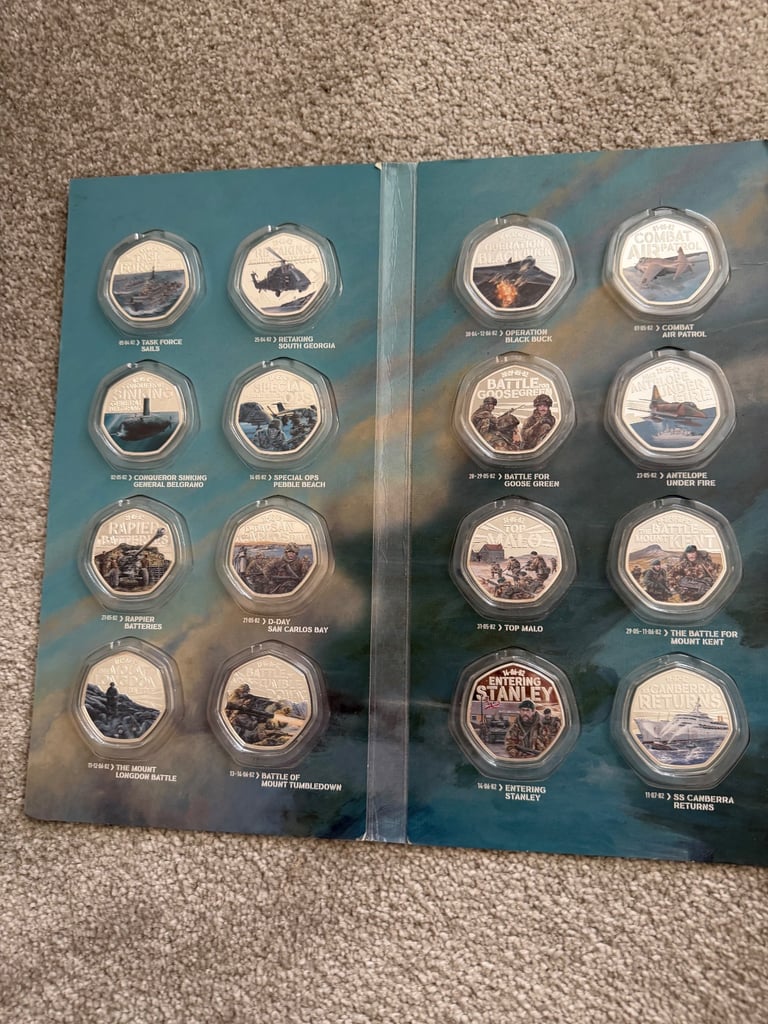 Collection of coin sets 