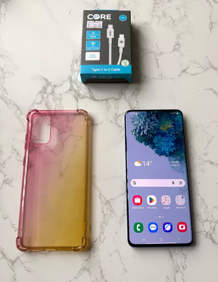 image for ✅📲SAMSUNG GALAXY S20 PLUS 128GB DUAL SIM UNLOCKED IN AURA BLUE 