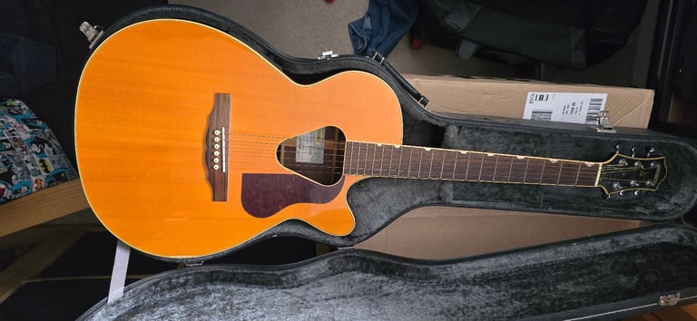 Gretsch acoustic electric guitar.