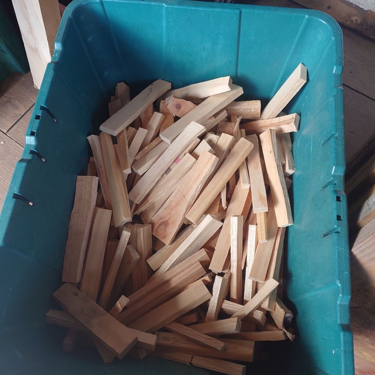 Firewood & kindling for log burner open fire.