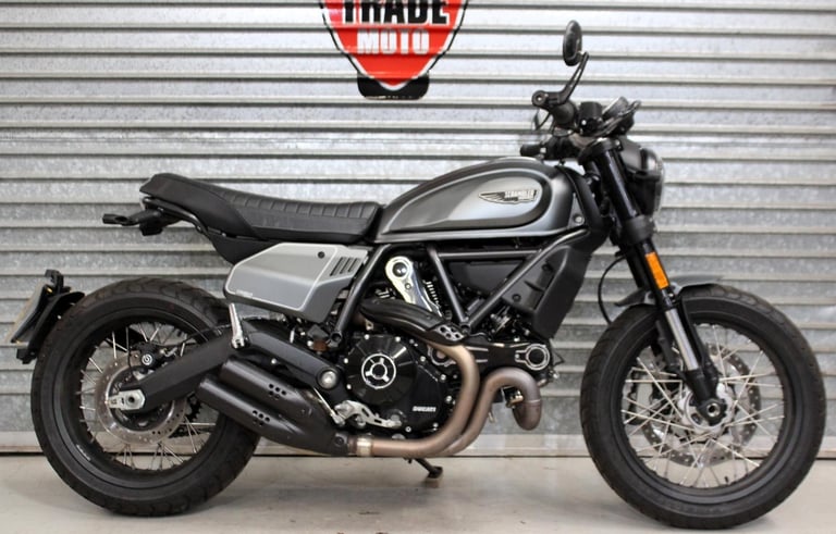 2022 22 DUCATI SCRAMBLER 800 NIGHT SHIFT ABS GREY ONLY 436 miles NEW MOT EURO 5