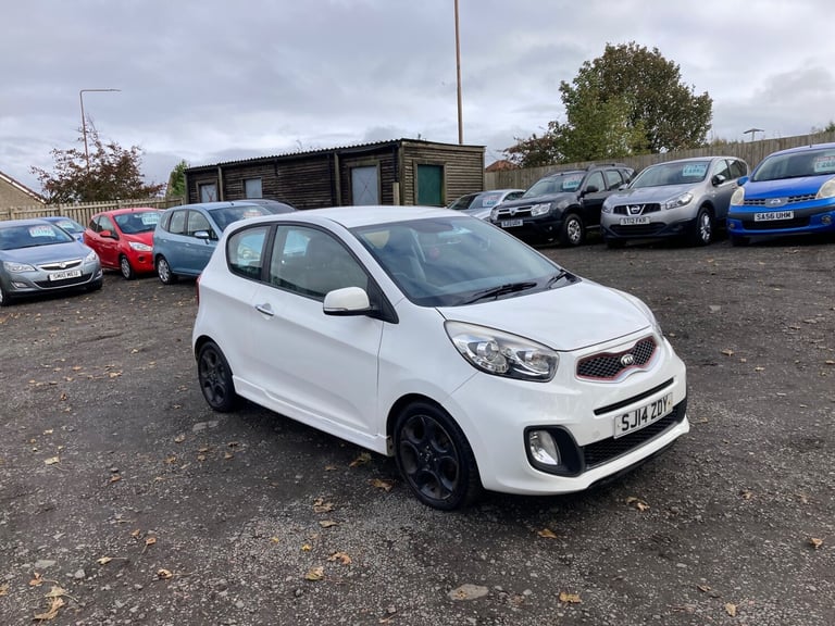 2014 Kia Picanto 1.25 White EcoDynamics 3dr HATCHBACK Petrol Manual