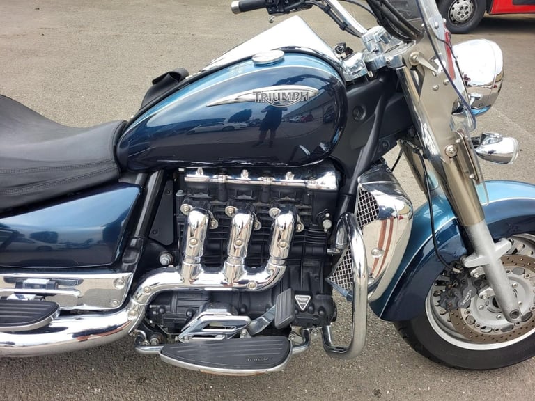 2007 57 TRIUMPH ROCKET 111 3 TOURING 23 BLUE CLASSIC CRUISER TOURER CLEAN