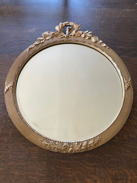 image for Vintage Gilded Wood Mirror c1900’s
