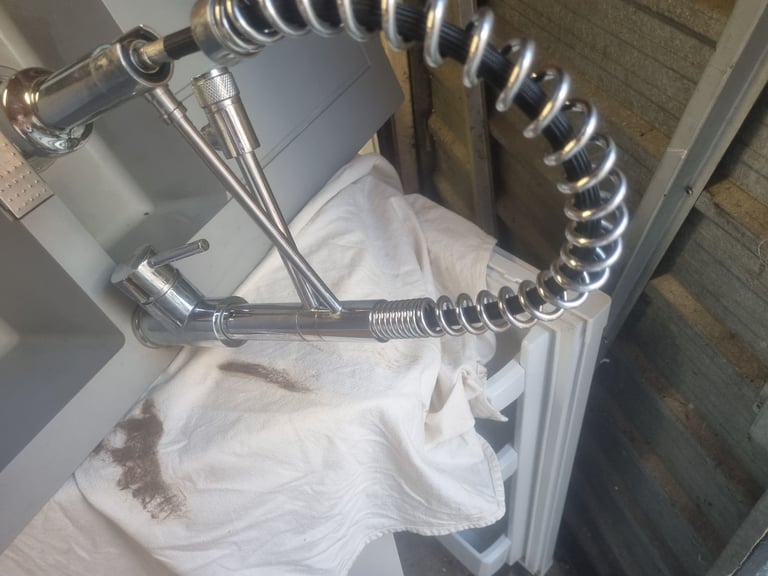 image for Double frankee sink with expensive mixer tap