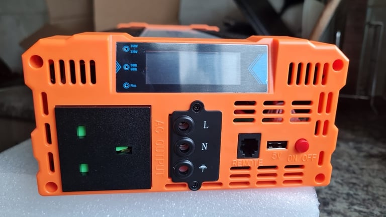 NEW BELTTT 3000W 12/24V PURE SINE WAVE INVERTER with USB Ports and AC Outlet Use RV Truck Car Home