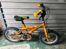 Orange kids bike 