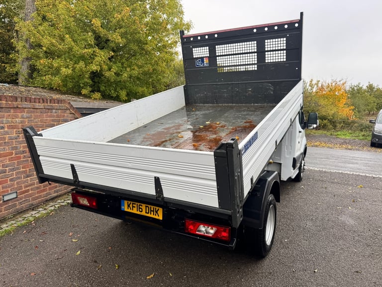 2016 (16) FORD TRANSIT 350 2.2 TDCI SINGLE CAB TIPPER + NO VAT 