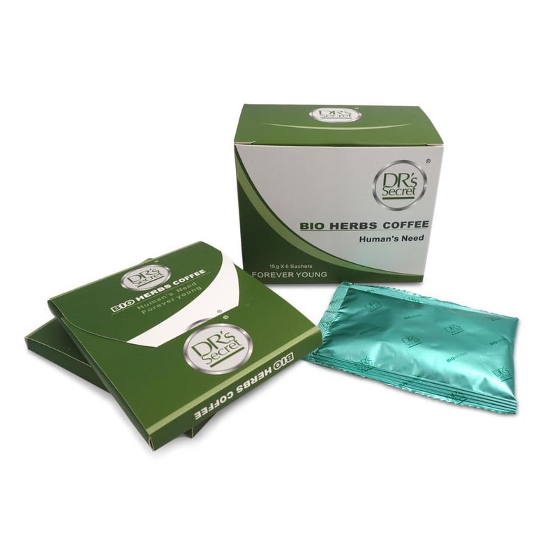 image for Bio Herbs Energy Coffee – 10 Boxes (60 Sachets) Natural Boost Wholesale Available