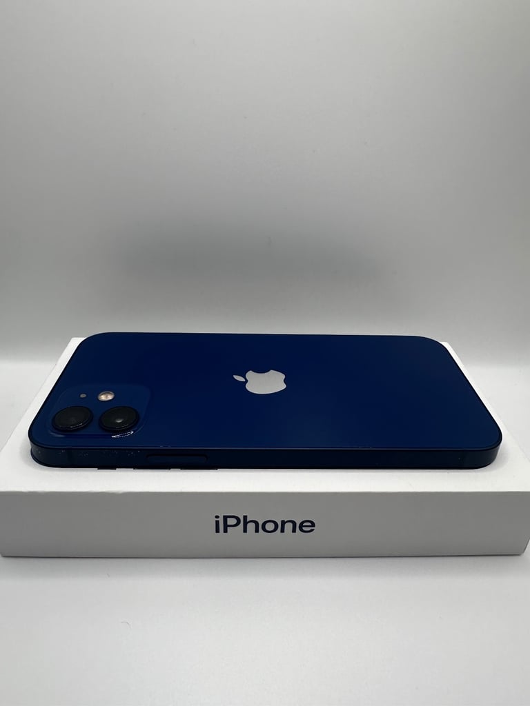 PRISTINE: 128gb Apple iPhone 12, Blue (UNLOCKED)