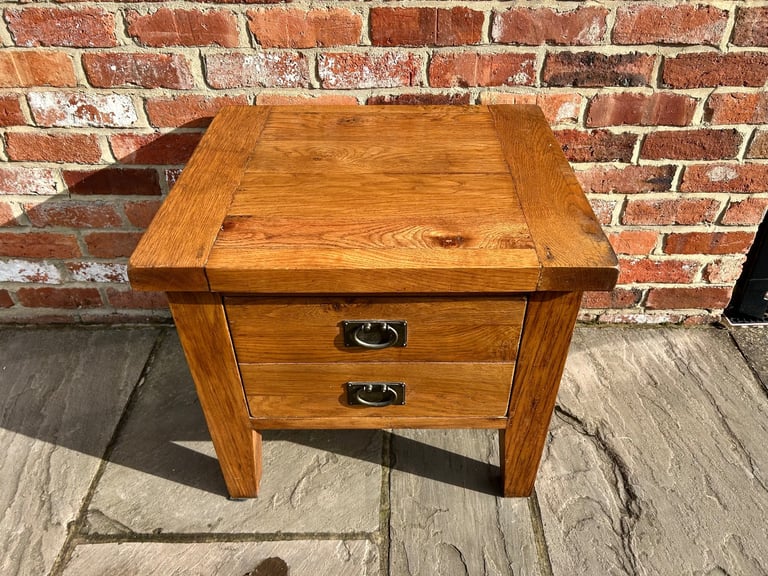 Rustic Solid Oak Coffee Table - Great Condition 