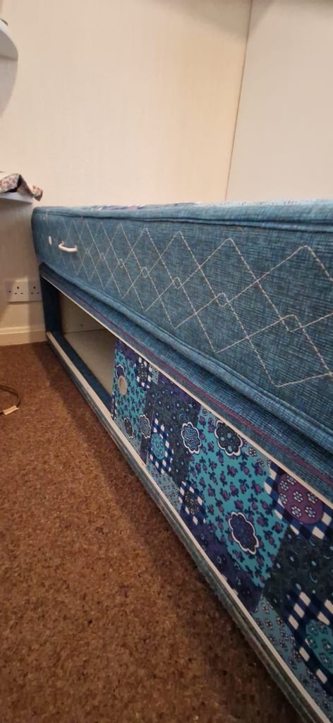 Free single bed mattress and base 