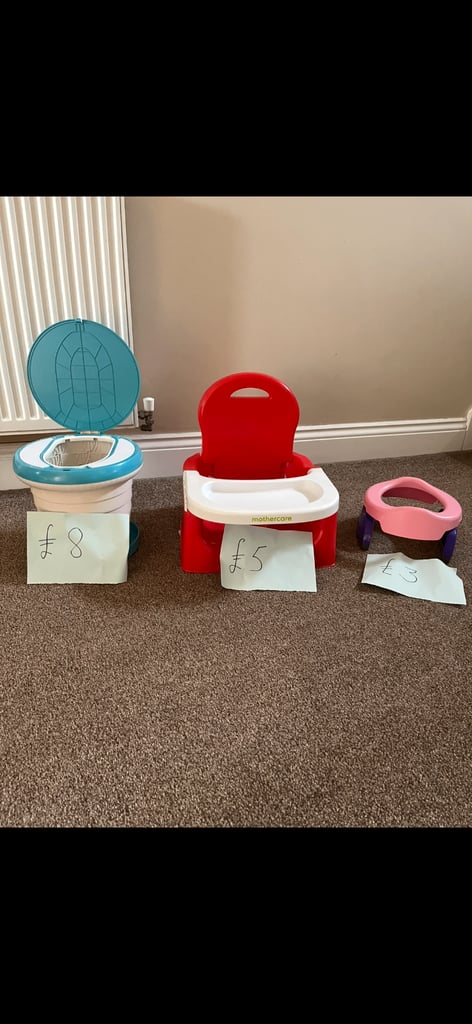 image for Child’s hi vis vests and toddlers seats and potty