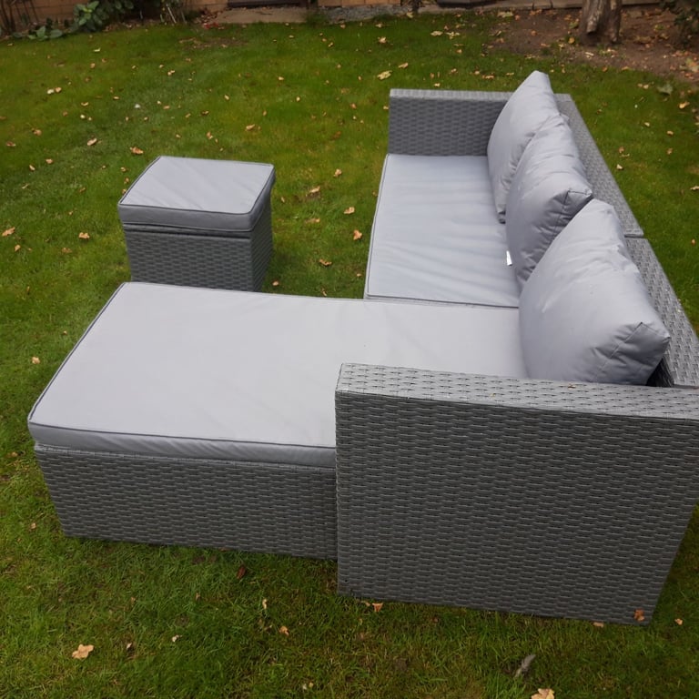 image for Garden sofa and stool