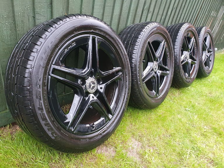18"MERCEDES BLACK ALLOY WHEELS fitment VITO, VIANO, V-CLAS GLA-CLAS GLE-CLASS