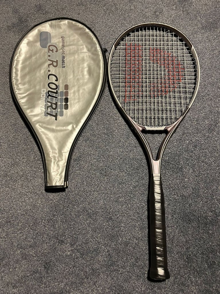 image for Donnay G.R. Court Adult Tennis Racket – L1 (With Cover)