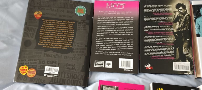 SEX PISTOLS MOTT THE HOOPLE ENGLANDS DREAMING JOHN LYDON GLAM ROCK BOOKS