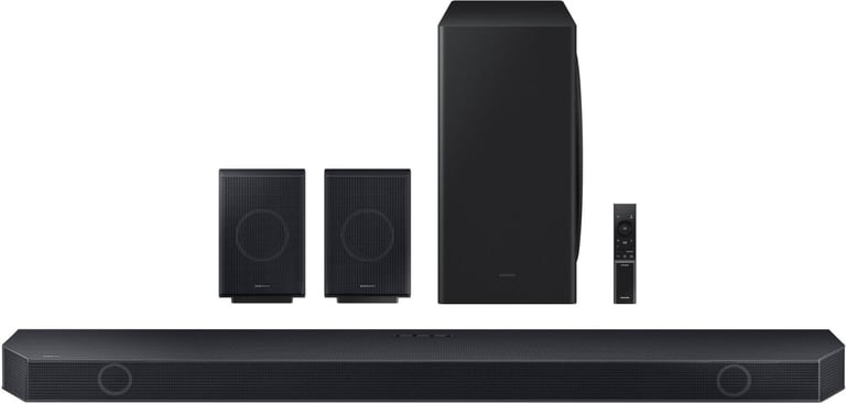 Brand New in Box Samsung Soundbar HW-Q930D 9.1.4 Dolby Atmos DTS X Wireless Rear Speakers