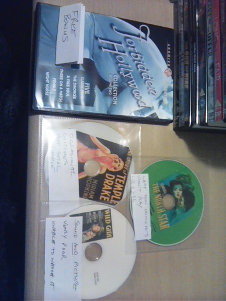 £10 OFF + NEW INFO! DVD Job Lot #3 Classic Movies x20 in cases + 33 in sleeves + FREE BONUSES