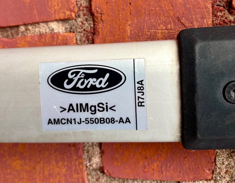 Ford Space Saver wheel and roof bars. 