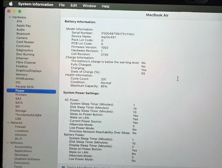 MacBook Air 2020 - M1 8Gb - 256 Gb 