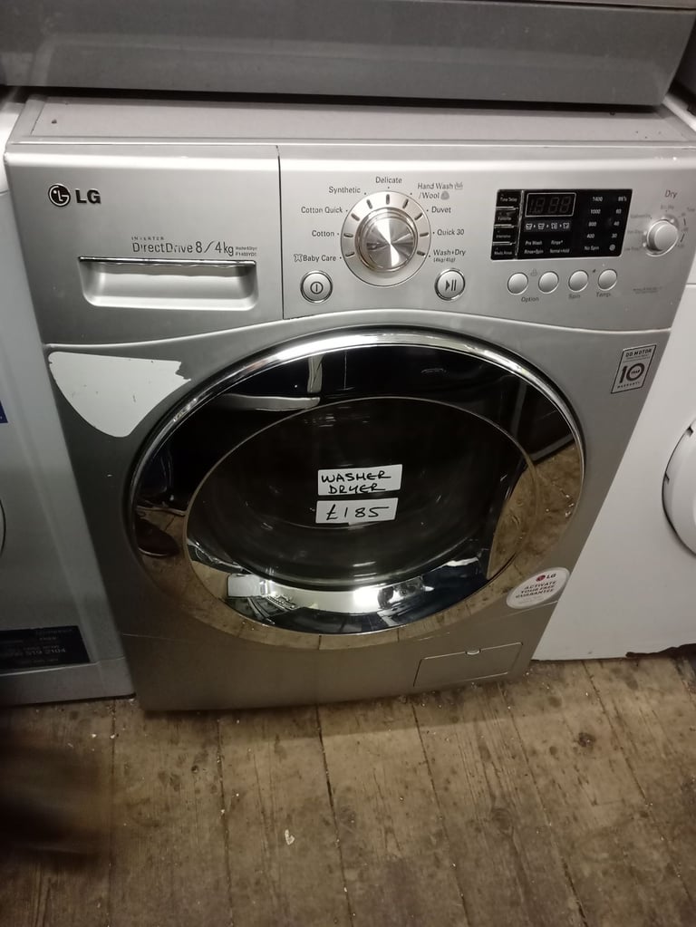  LG Washer dryer 8kg wash 4kg drying capacity 1400 rmp £185