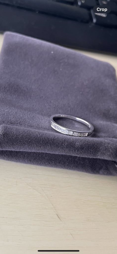 Multi buy offer! 2 x 0.15ct Diamond 925 Sterling Silver Rings - 18k Gold Vermeil