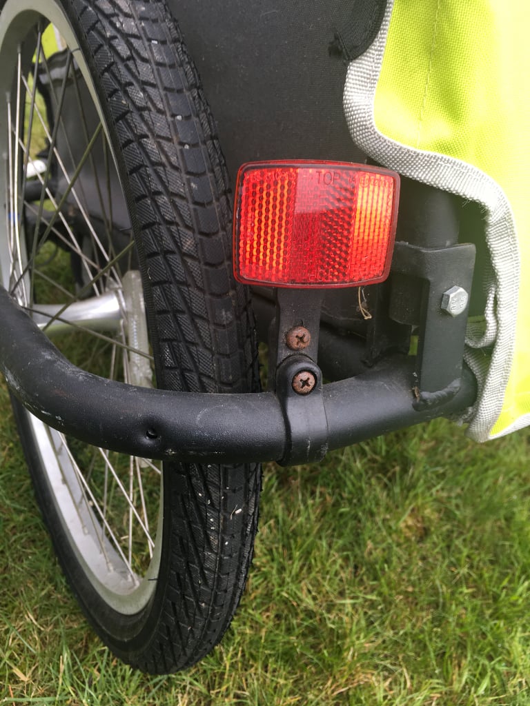Used 2 seater bicycle trailer and pushchair conversion kit