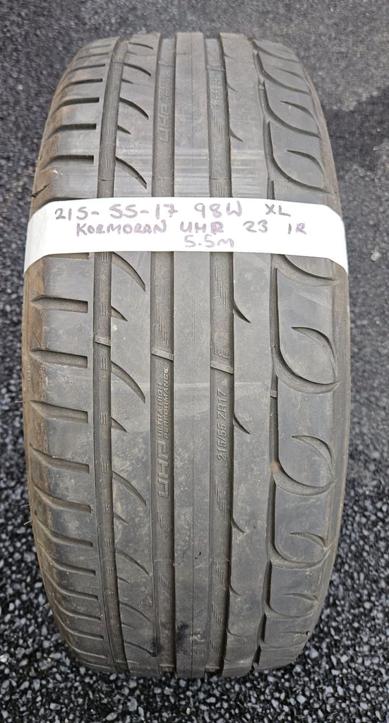 1 x 215 55 17 kormoran (Michelin) mobile tyre fitting 