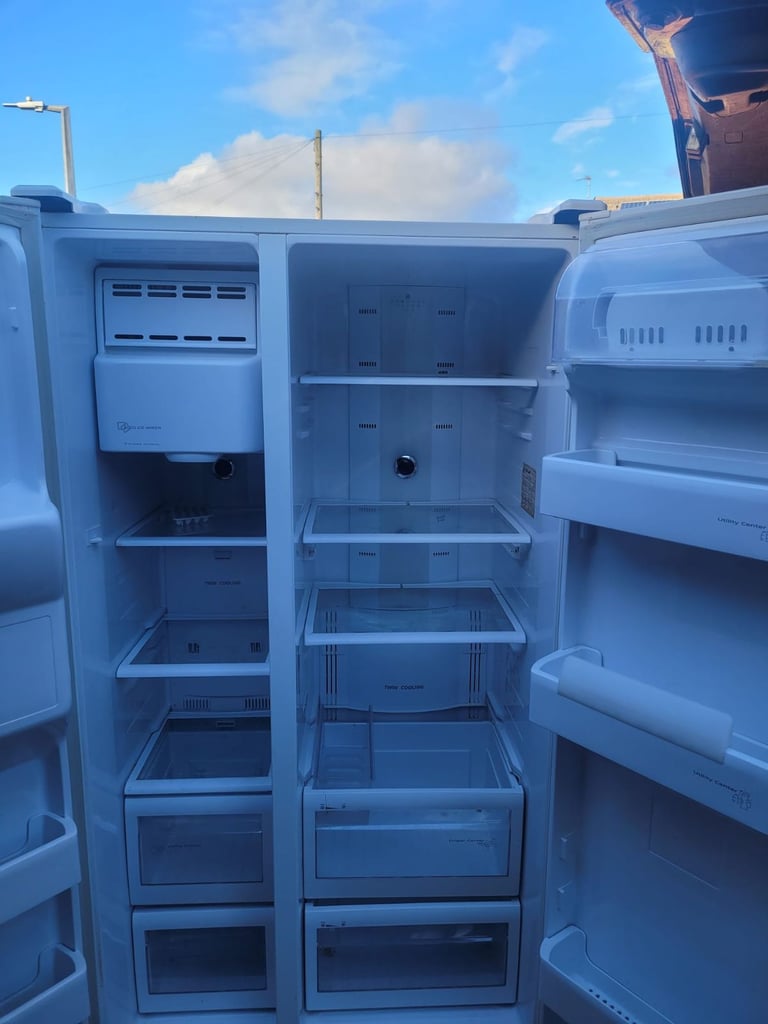 White American fridge and freezer 