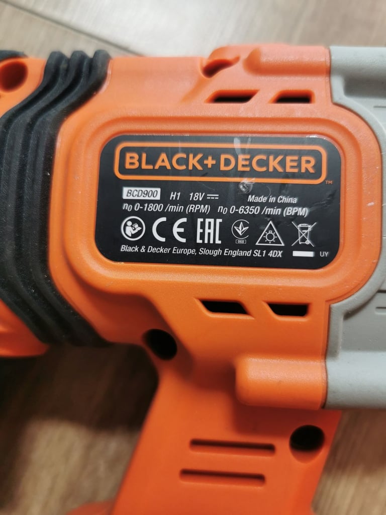 Black&decker 18v sds hammer frill