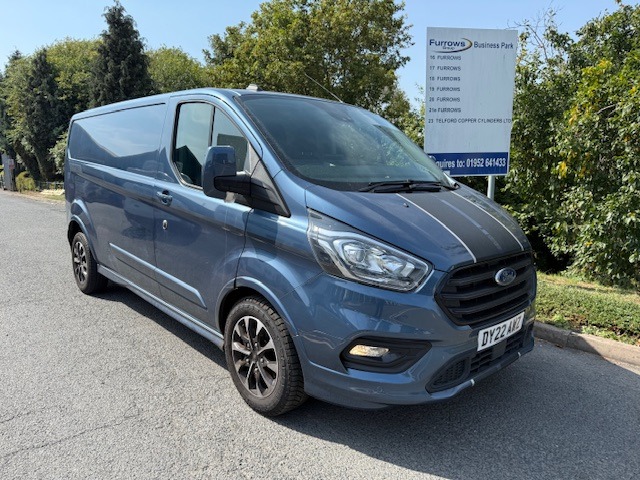 2022 Ford Transit Custom 2.0 EcoBlue 185ps 320 L2 H1 Low Roof Sport Van PANEL VAN Diesel Manual