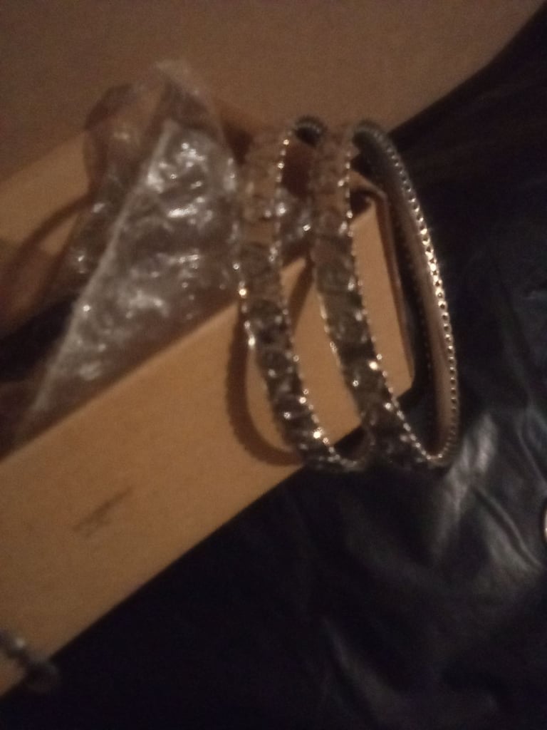 4pcs Silver-plated bangle set - New!